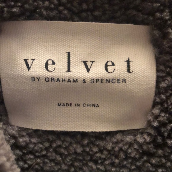 Velvet by Graham & Spencer Suede and Fleece Vest - Picture 2 of 5